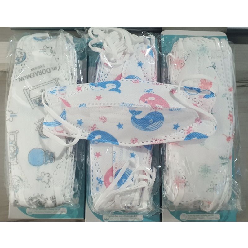 KHẨU TRANG Y TẾ FAMAPRO 4D KIDS SIÊU MỀM MƯỢT KHÁNG KHUẨN 99% DÀNH CHO TRẺ EM