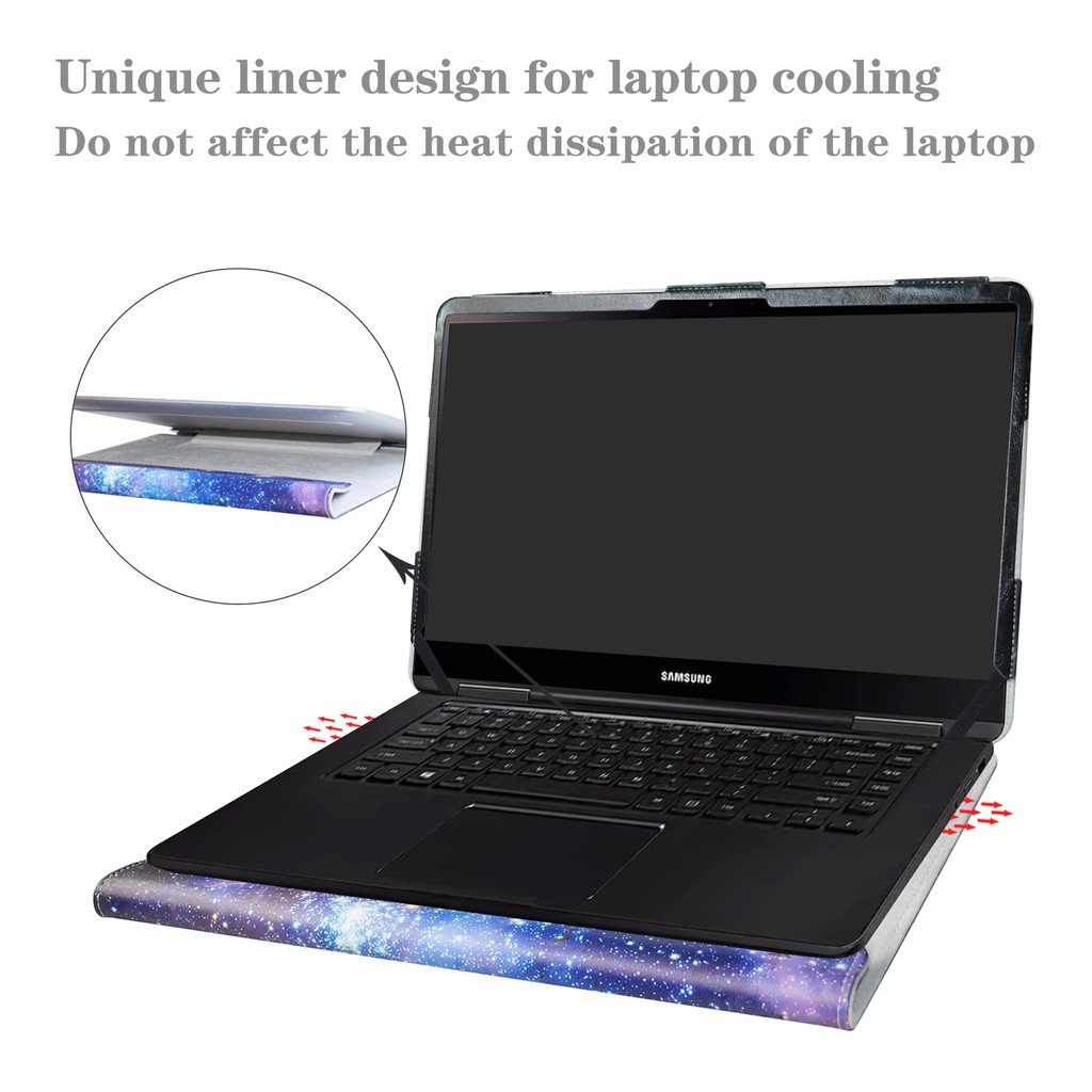 Bảo Vệ Vỏ Đựng Máy Tính Bảng 15.6 "Samsung Chromebook 4 Plus 15 Xe350Xba-K01Us / Samsung Notebook 7 Spin 15 Np750Qua Series (Note: Not Fit 7 15 Np5)