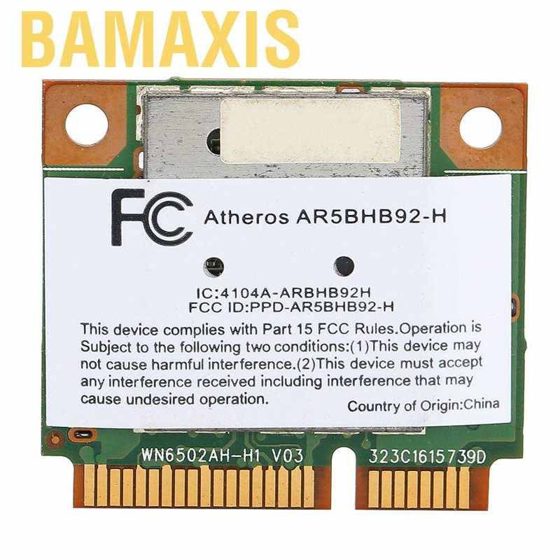 Bamaxis 300Mbps 2.4/5G Mini PCI-E WiFi Wireless Network Card 802.11a/b/g For Laptop FOY