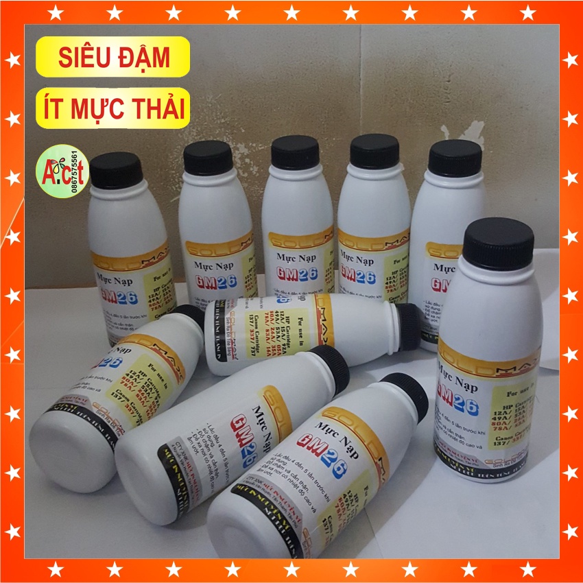 Mực nạp hộp mực máy in HP laserjet Pro M102A , M102W , M130A , M130FN , M130FW , M130NW , M12A , M12W , M26A , M26NW ,.