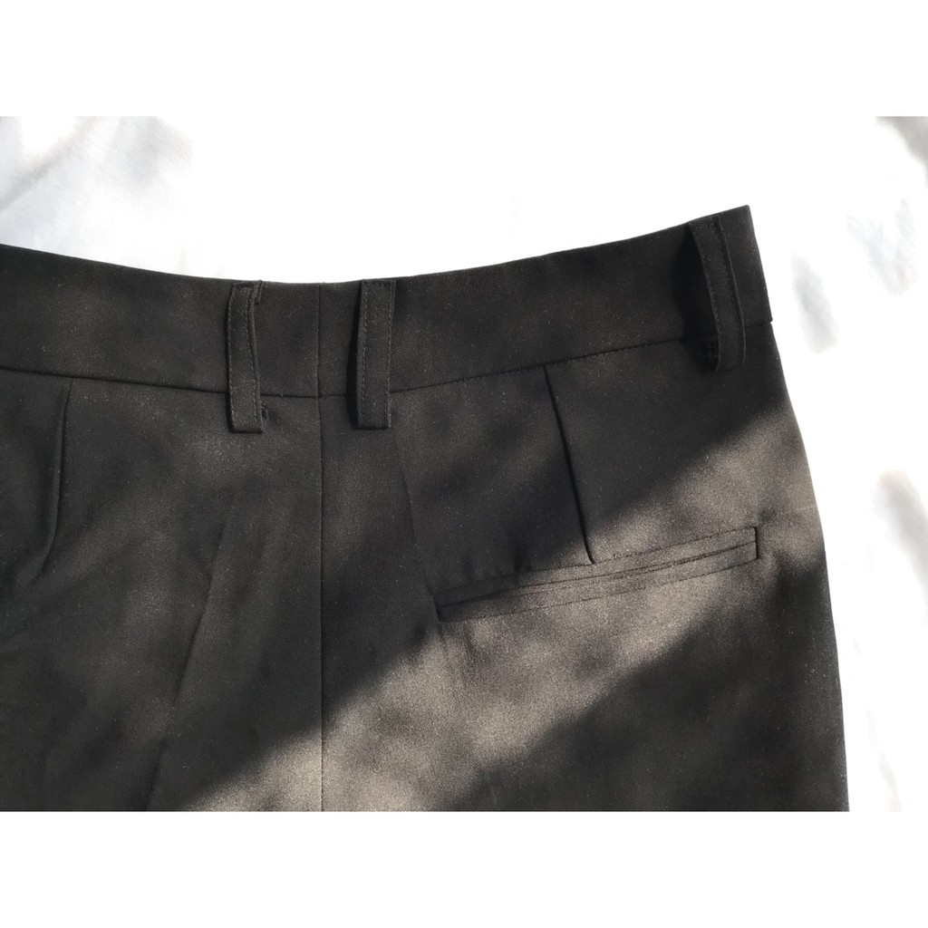 [Tiền Nào Của Đấy]Quần Short Tây Nam, Quần Đùi Vải Nam Màu Đen Vải Co Giãn Phong Cách Hàn Quốc-QD06 | BigBuy360 - bigbuy360.vn