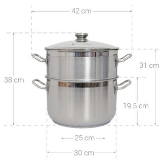 Bộ xửng hấp 30cm Fivestar