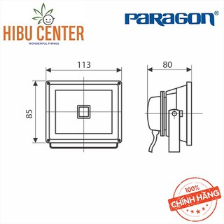 ĐÈN PHA KHÔNG THẤM NƯỚC PARAGON POLH1065