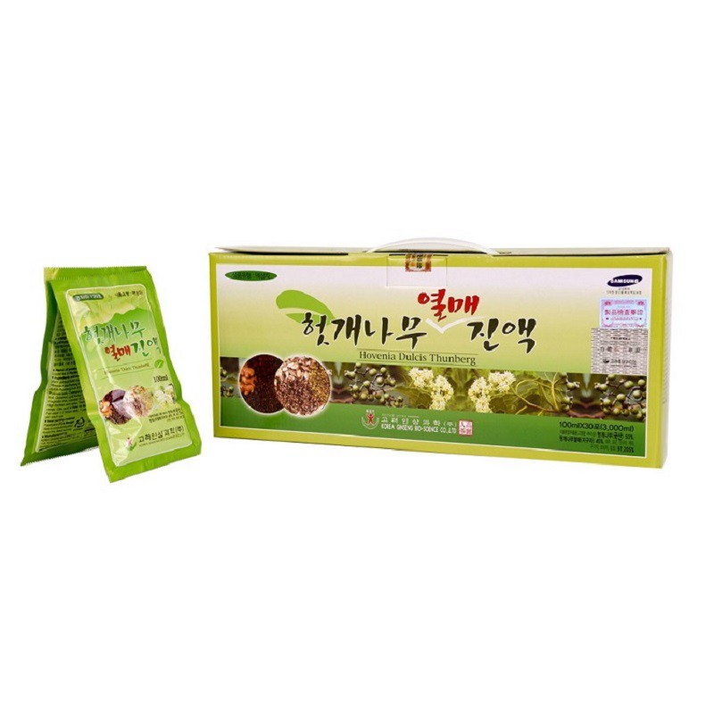 Nước Bổ Gan Giải Rượu Bio-Science Hàn Quốc, Hộp 30 Gói * 100ml, Giúp Thải Độc Làm Mát Gan Hiệu Quả