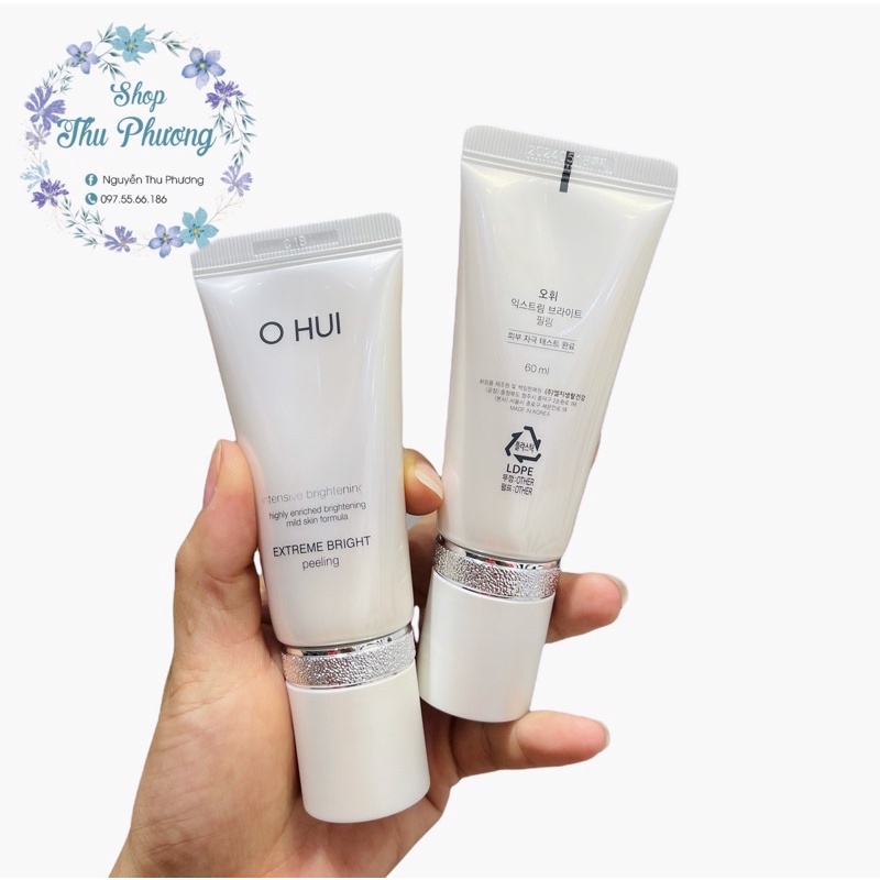 tẩy da chết ohui white 60ml ( tách set)