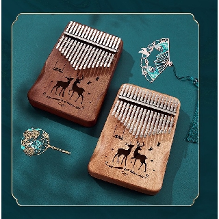 Đàn Kalimba 17 Phím Bằng Gỗ Chính Hãng - Full Phụ Kiện - Hàng Có Sẵn EMS093 GIAO NHANH 2H
