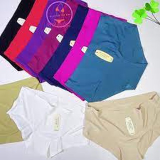 ⭐ bán giá sỉ ⭐ set 10 quần lót đúc su trơn nhiều mầu co giãn
