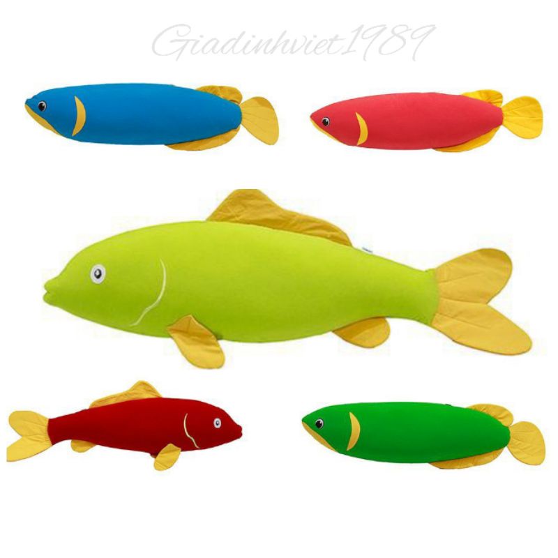 ﹍Gối ôm hình con cá cảnh Hometex ( 74x14cm ), Thú nhồi bông cho bé
