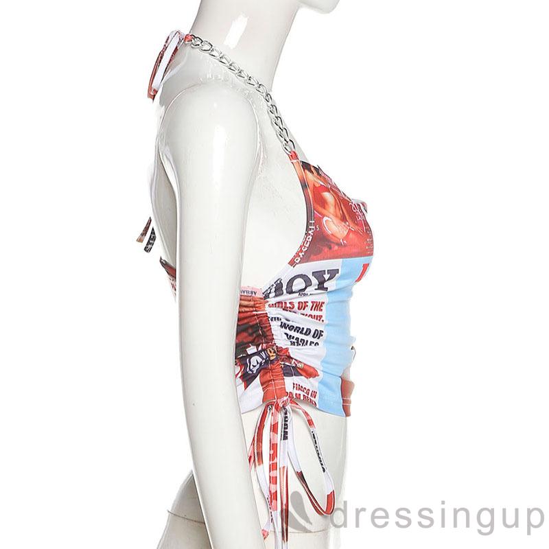 Áo Croptop Không Tay Hở Lưng Cá Tính Cho Nữ | BigBuy360 - bigbuy360.vn