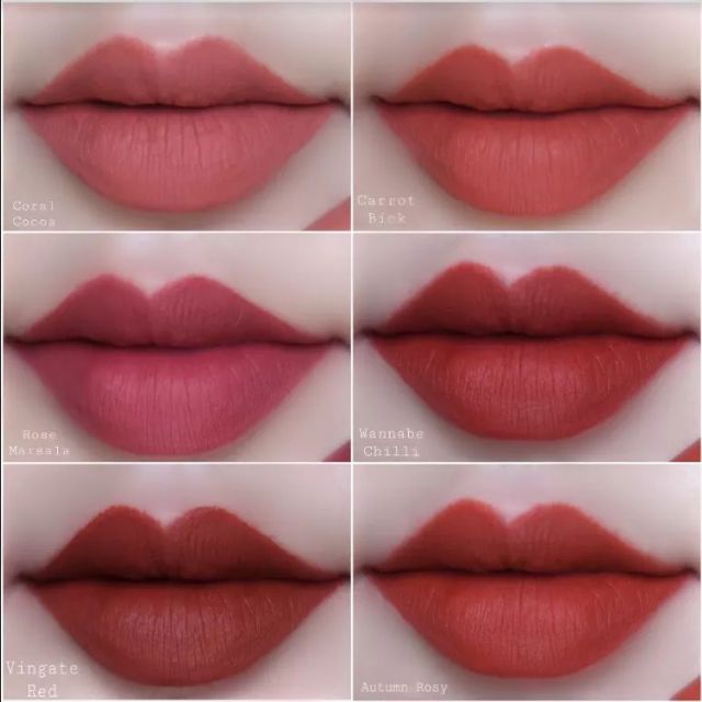 [Tặng Kèm Card Mamamoo] Son Kem Lì Mềm Mịn, Lên Màu Cực Chuẩn Inga Flat Liquid Lipstick