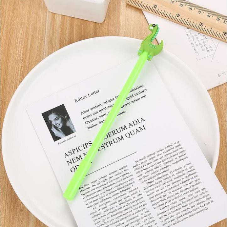 Bút Gel Nước Mực Đen KHỦNG LONG Nhiều Màu H16