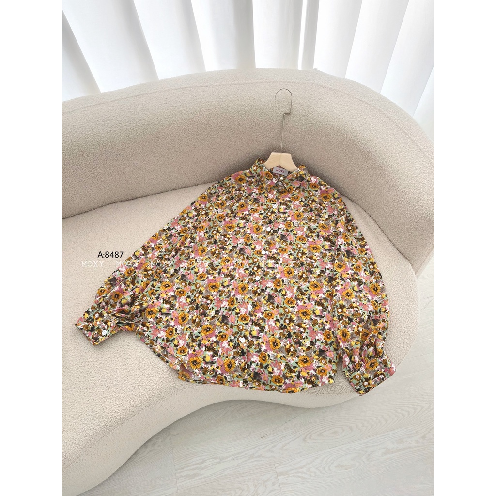 SP008487-Áo somi hoa