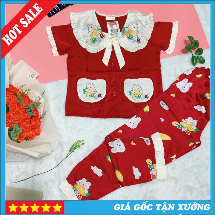 [ XẢ GIÁ RẺ ] Bộ Pijama Dài Chất Lụa Satin Sang Chảnh Cho Các Nàng - Hàng Đẹp