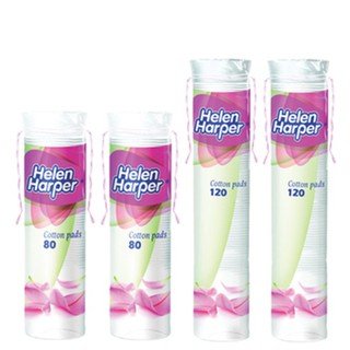 Combo bông tẩy trang Helen Harper (1 gói 80 miếng + 1 gói 120 miếng)