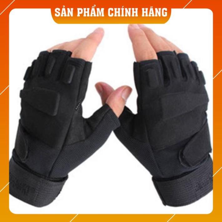 [FreeShip – Giảm 30k] Găng Tay Tập GYM Tập Tạ Đi Xe Máy Đi Phượt - Bao Tay Phượt Lính Mỹ Blackhawk