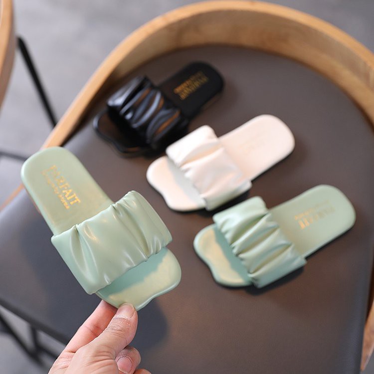 Dép Quai Ngang Phong Cách Hàn Quốc Cho Bé Gái