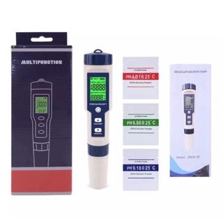 Bút đo kiểm tra chất lượng nước 5 chức năng - đo ph / độ mặn / ec / tds / nhiệt độ