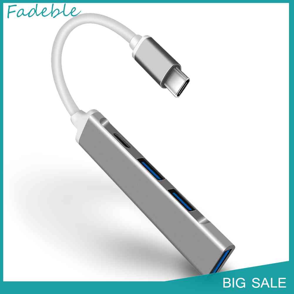 Bộ Chia Cổng Type-C USB C 4 Trong 1 USB 3.0 2.0 Chất Lượng Cao