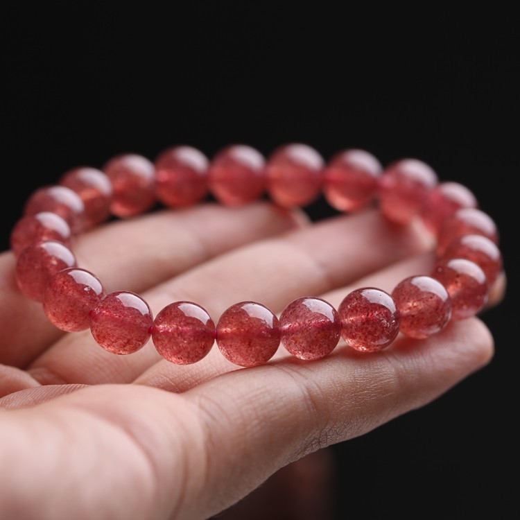 [VIP - Tặng Lu Thống] - Chuỗi Vòng Tay T.A Dâu Tây Hồng, Cầu Tài Lộc, Cầu May Mắn, Cầu Tình Duyên  - Phong Thủy Thành Đô | BigBuy360 - bigbuy360.vn