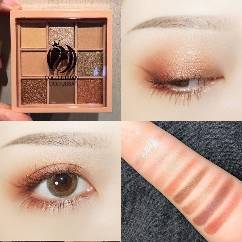 Bảng phấn mắt nhũ lì 9 ô CoCo Urban Overtake Sena Beauty | BigBuy360 - bigbuy360.vn
