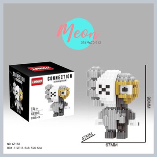 Mini Block | Đồ chơi xếp hình lego | - Kaws - Size M (290+ pcs )
