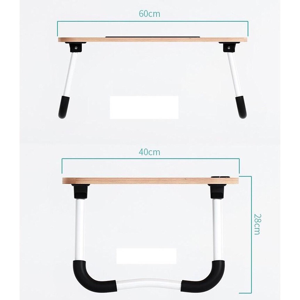 Bàn Học Xếp Gọn Có Khe Cắm Điện Thoại Ipad Chất Liệu Nhựa Giả Gỗ (MSP BIP45) | BigBuy360 - bigbuy360.vn