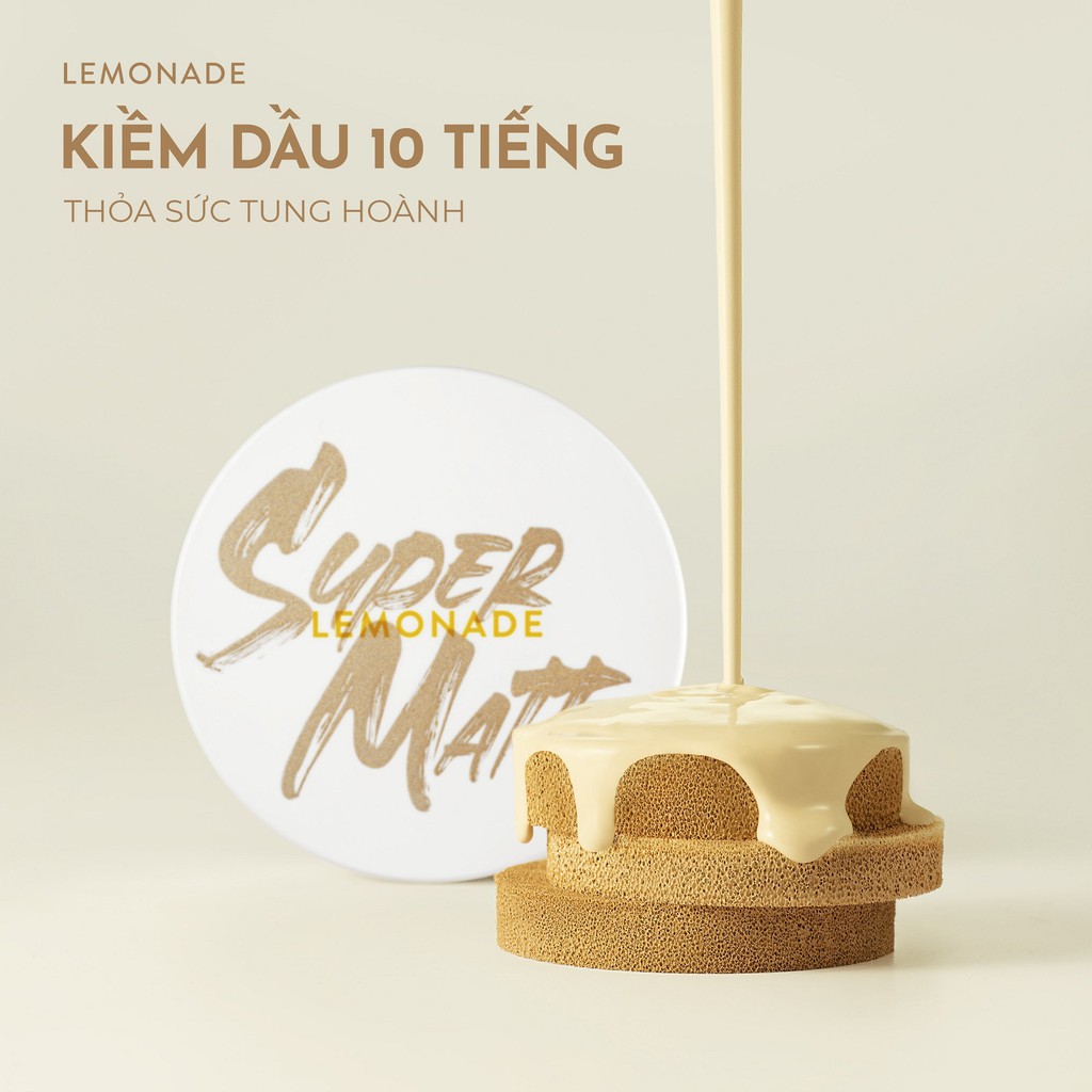 Phấn nước siêu kiềm dầu Lemonade Supermatte Cushion 15g