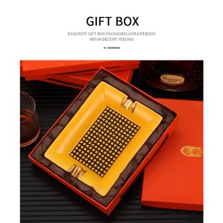 Gạt tàn 2 điếu cigar sang trọng