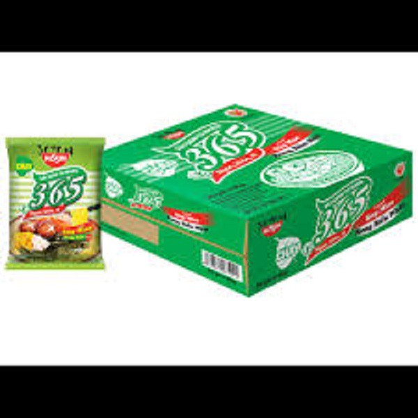 Thùng 30 Gói Mì Không Chiên Chay Nissin 365 - Hương Vị Súp Miso Rong Biển Nhật Bản -66g/Gói