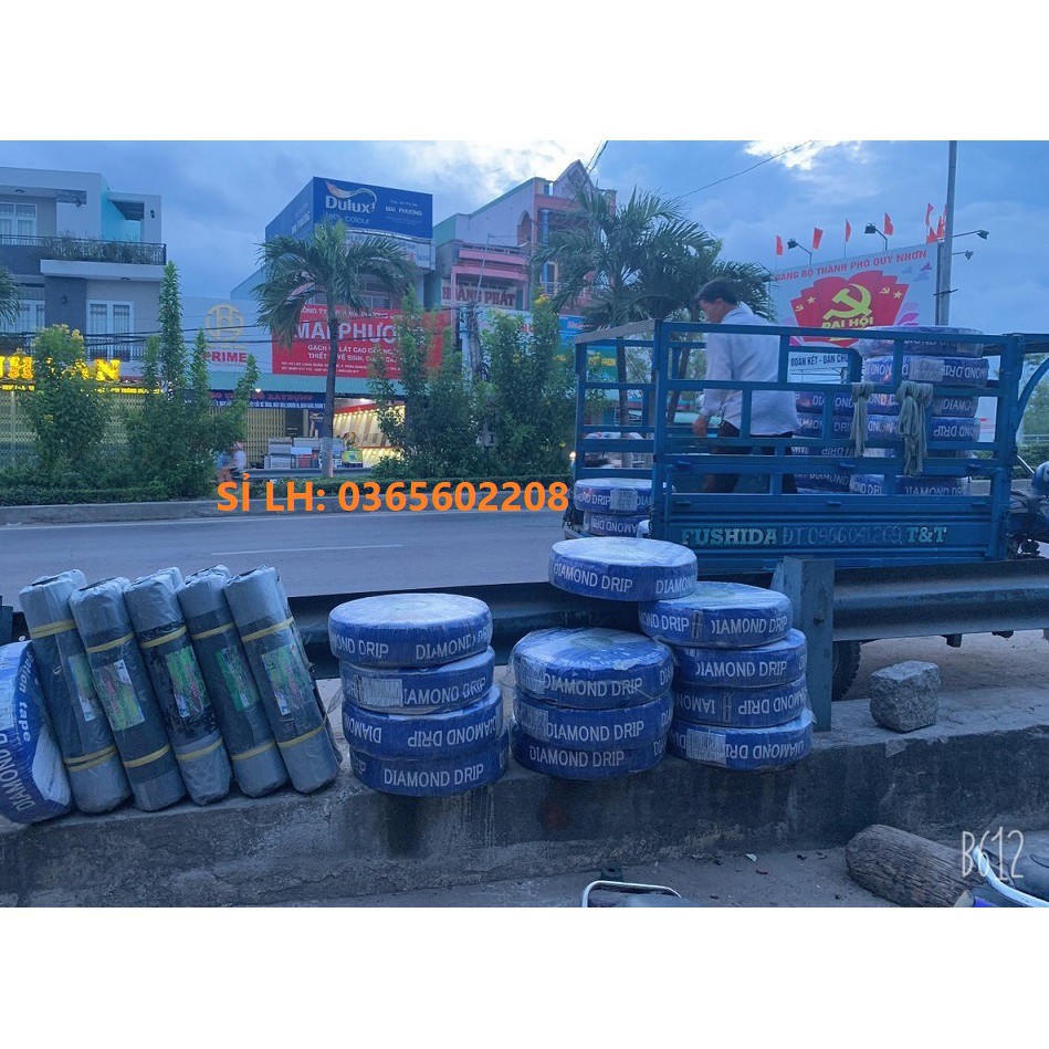 Màng phủ nông nghiệp khổ 1,2m, dài 400m, dày 16mic, ống lõi bằng nhựa PVC, loại tốt