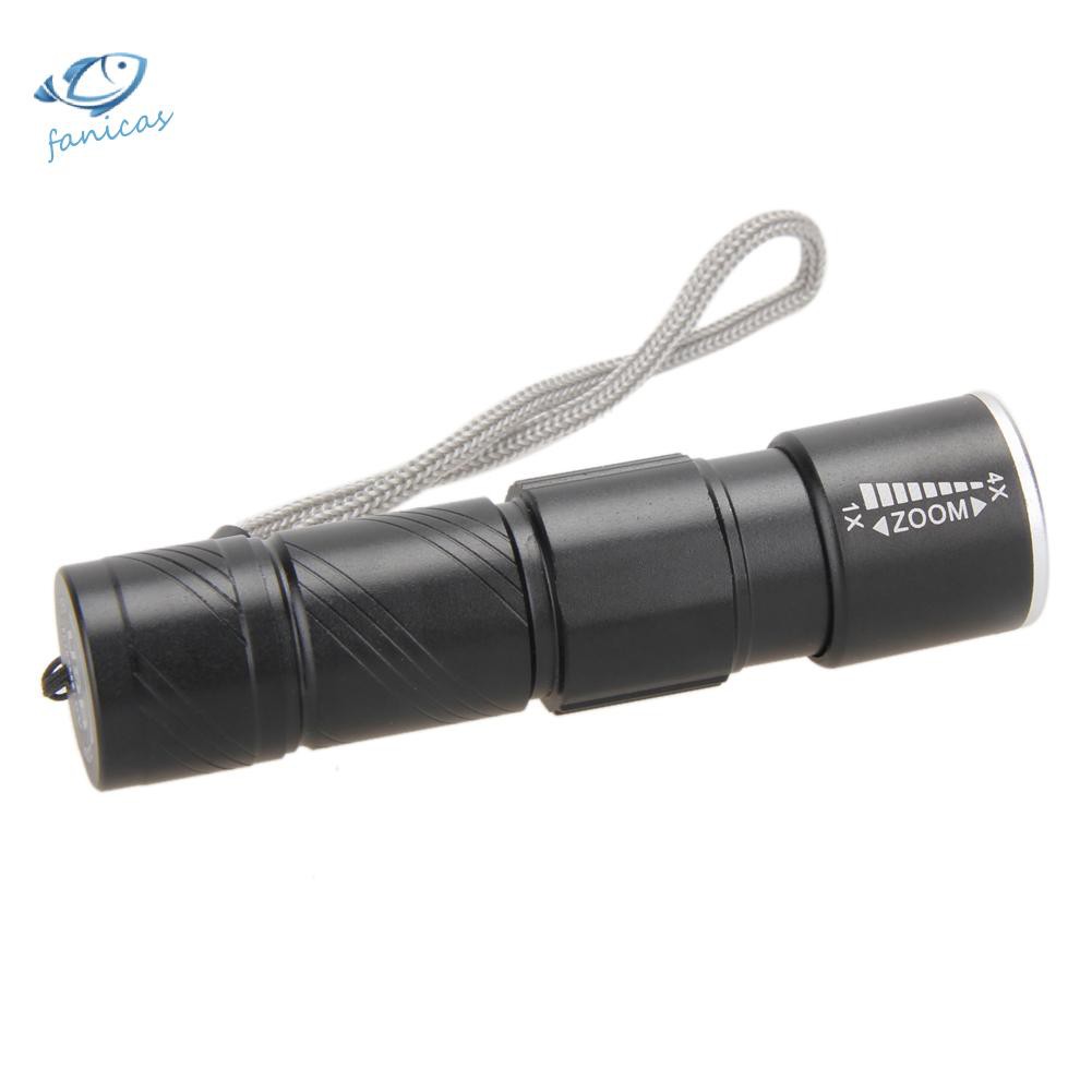 CREE Đèn Pin Led 800lm Chống Nước Có Thể Phóng To Cổng Sạc Usb