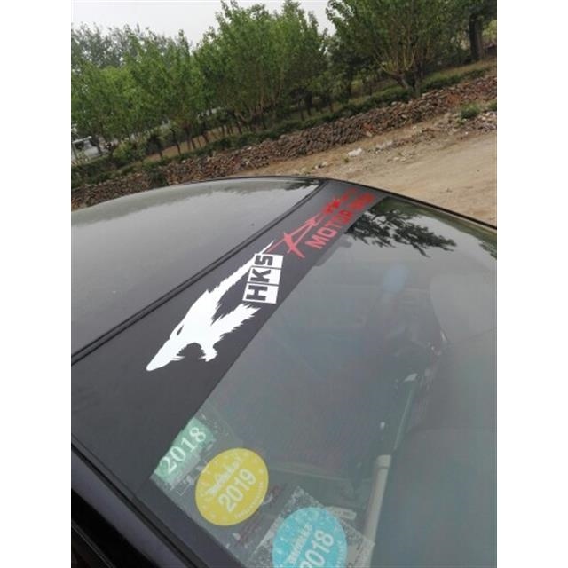 Sticker WRC Dán Kính Chắn Gió Trước Sau Trang Trí Xe Hơi