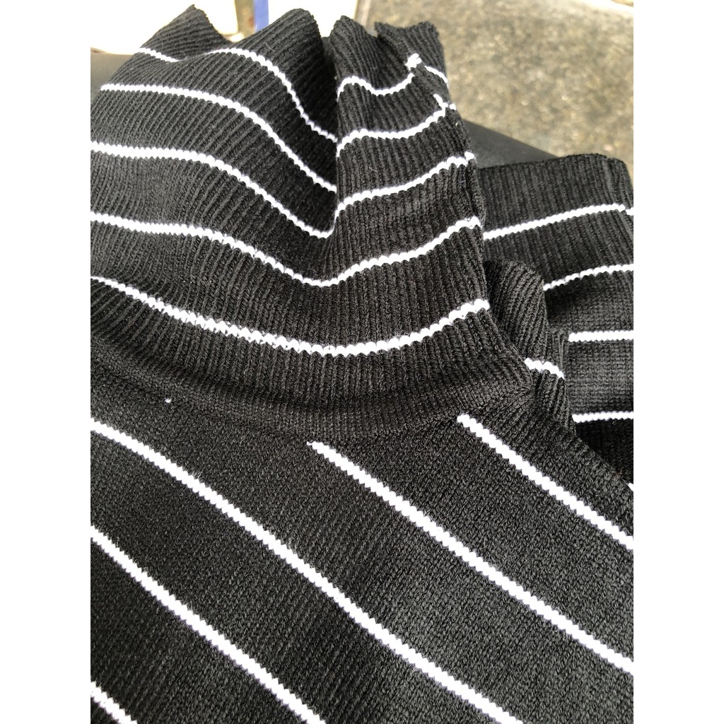 Áo len nam cổ lọ mầu mới ABABA, len dệt kim dài tay, ấm mềm dễ chịu - ABALOM9