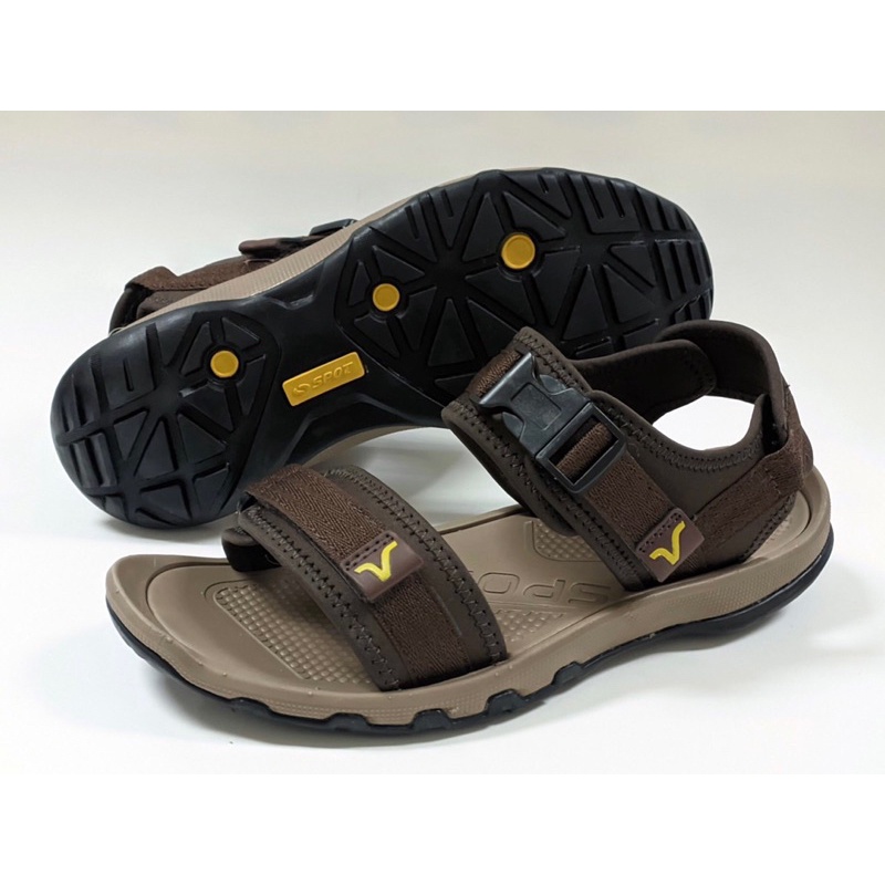 Giày xăng đan quai hậu nam Rova chính hãng quai ngang - khoá zip tiện lợi, trẻ trung