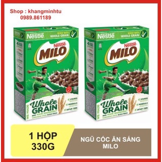 Combo 2 hộp Bánh ăn sáng Nestlé Milo hộp thumbnail
