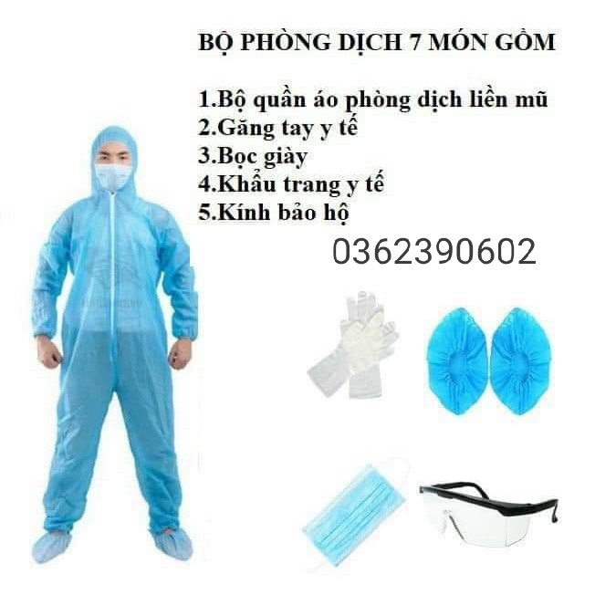 quần áo phòng dịch đã kiểm định ( sỉ 0362390602)