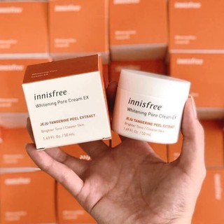 Kem dưỡng trắng Innisfree Whitening Pore Cream EX With Jeju Tangerine Peel Extract