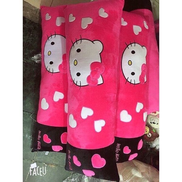 Gối Ôm Hình Mèo Kitty - Đôrêmon Dài 8tấc,1mét Hàng Cao Cấp Lông Siêu Mềm Siêu Rẻ