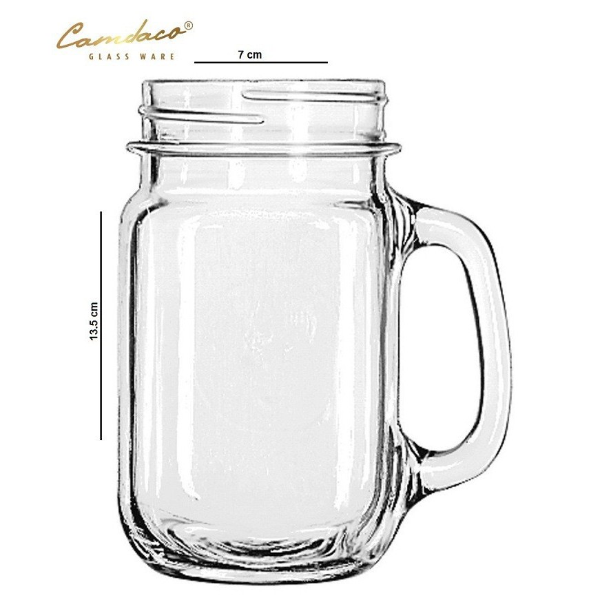 Bộ 10 Ly Thủy Tinh Uống Trà Sữa 450ml