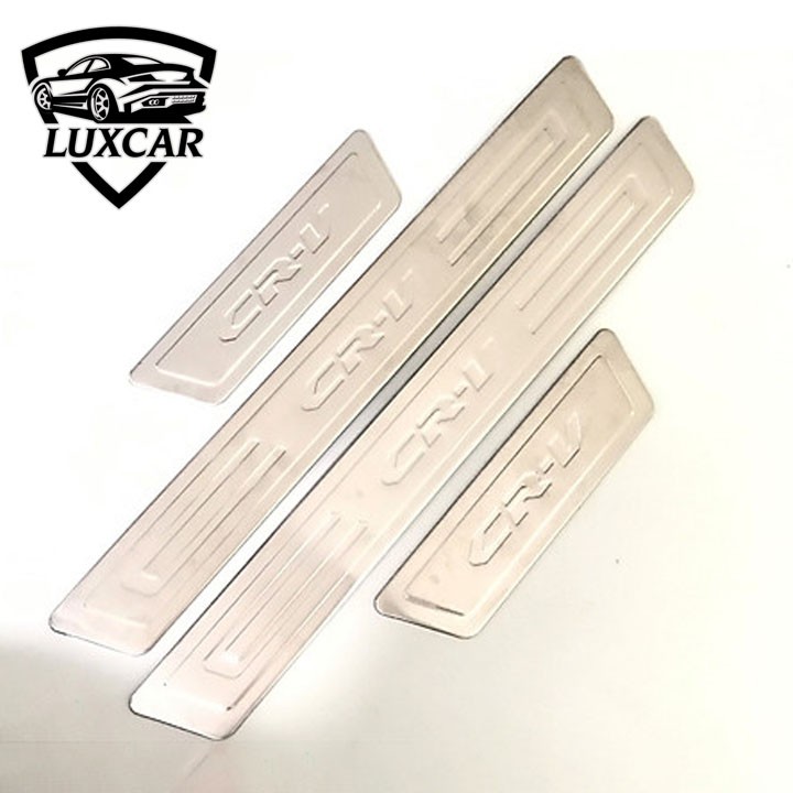 Ốp bậc cửa xe HONDA CRV 2017-2020 - Chất liệu INOX, TITAN cao cấp LUXCAR