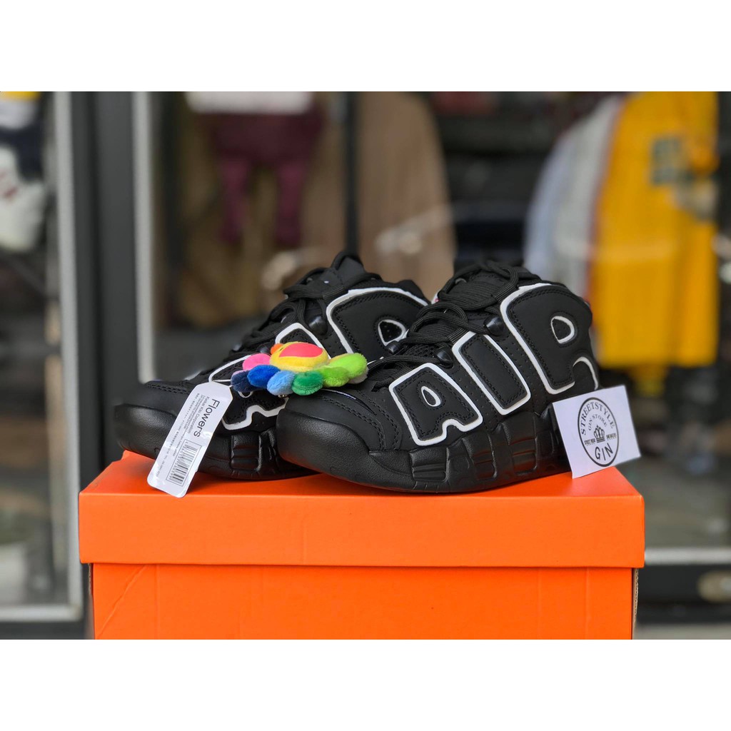 Giày sneaker UPTMPO đen viền trắng - Gin store