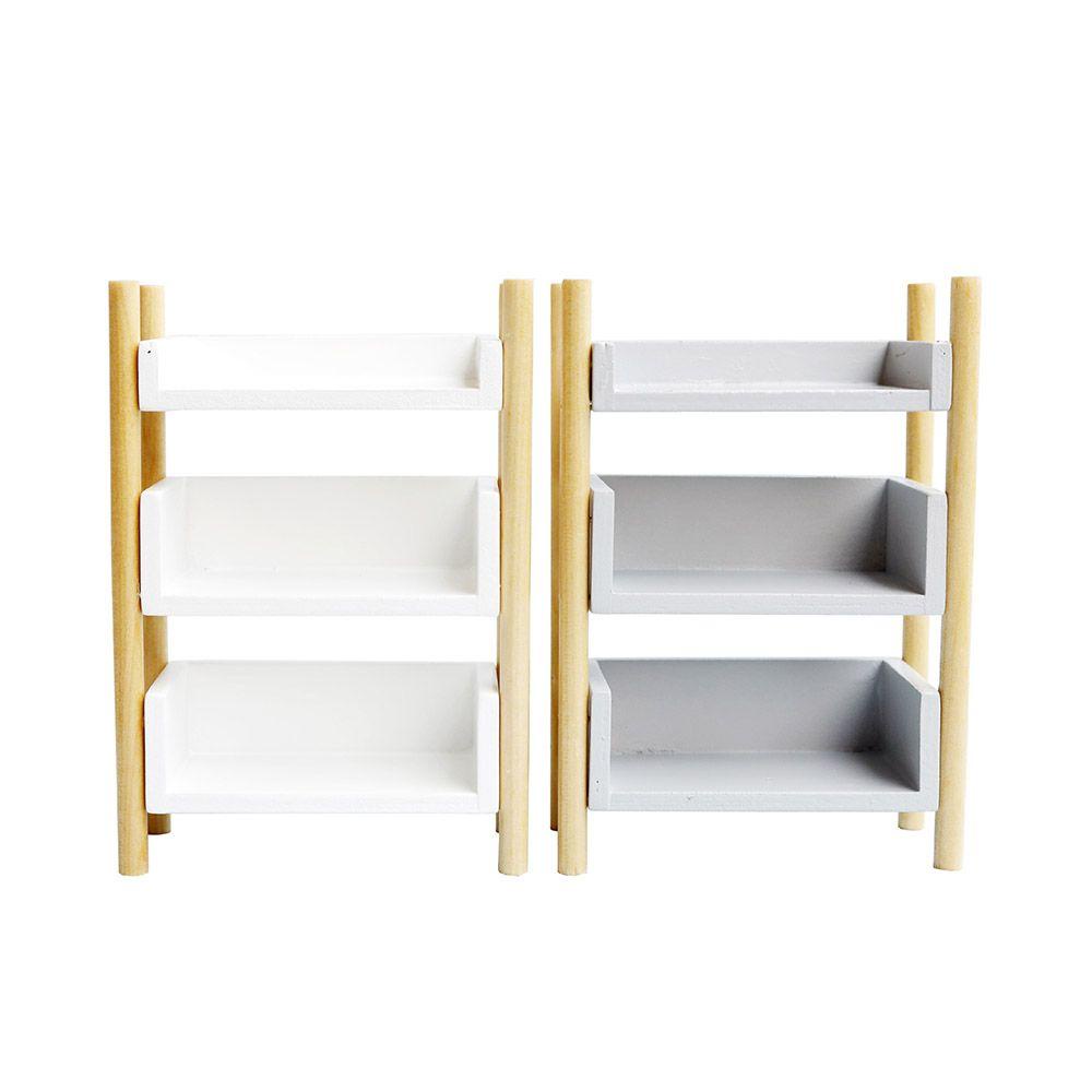 RAINBOW Kệ Sách Mini Tỉ Lệ 1: 12 Trang Trí Nhà Búp Bê