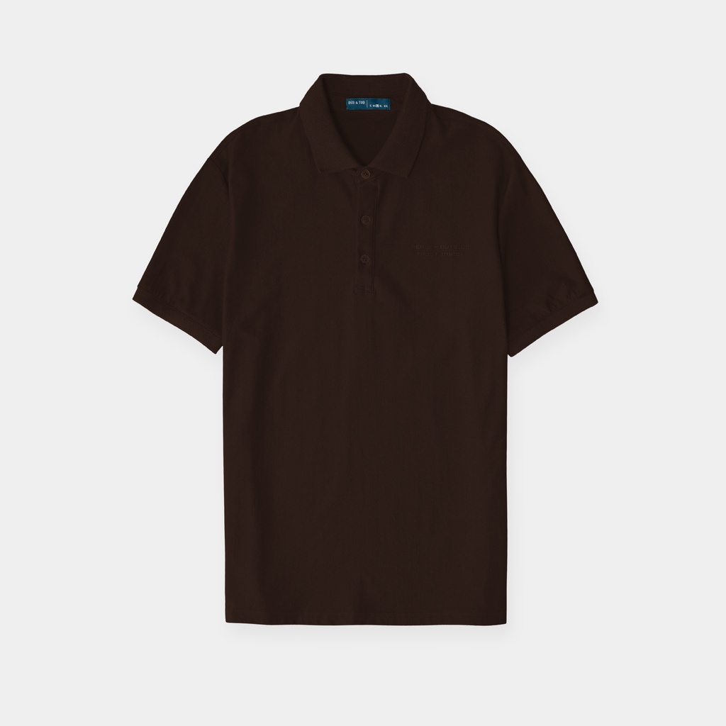Áo polo nam BEN & TOD 22157 vải thun cotton 100%, nam tính, chỉnh chu, sang trọng, thanh lịch