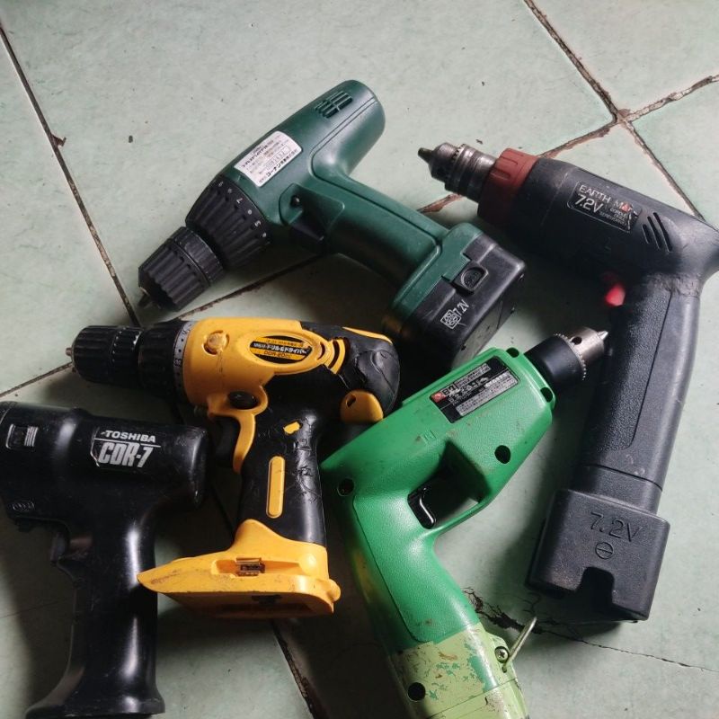 Thanh lý compo 5 máy khoan pin