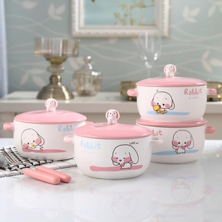 Nồi sứ, Bát ăn mỳ Thỏ Mixi - Sứ cao cấp
