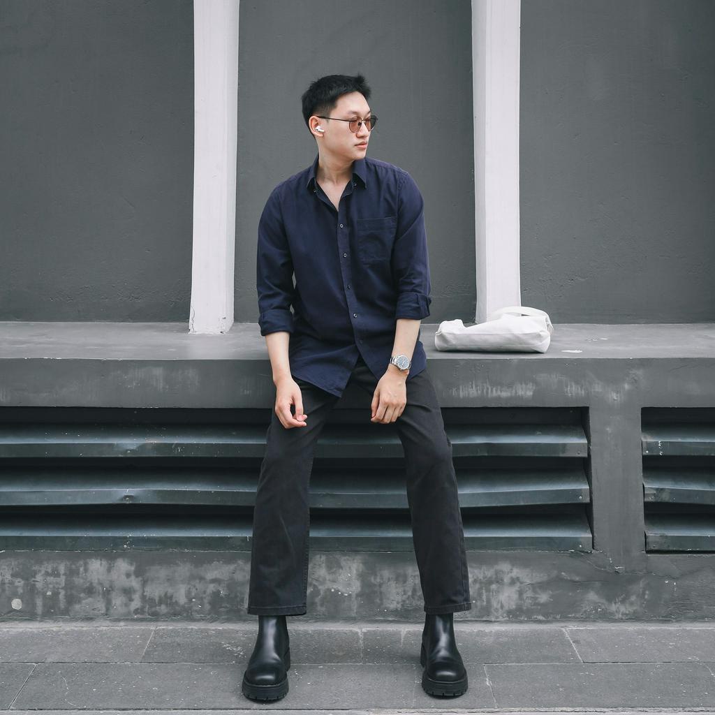 CHUNKY BOOTS JOG04 - chất liệu da bò Nappa nguyên tấm , giúp tăng chiều cao 5,5cm