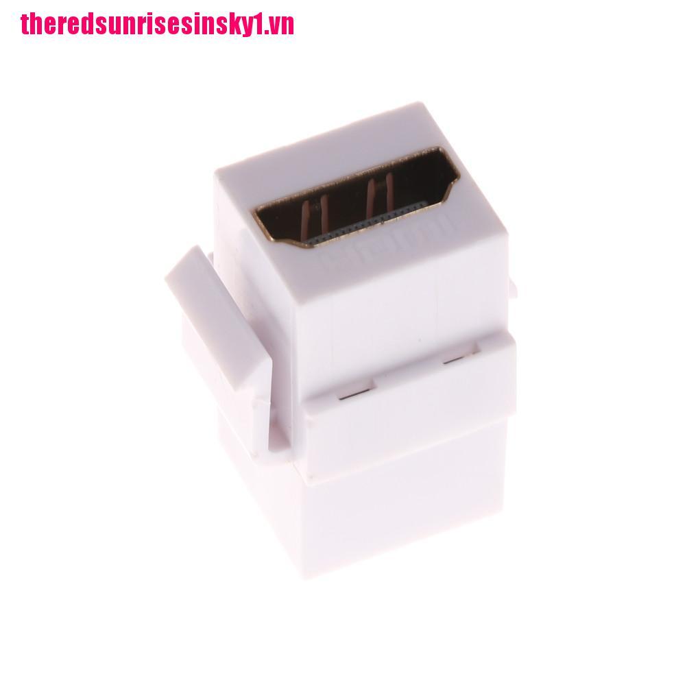 (3C) Giắc Chuyển Đổi Hdmi Keystone Jack Coupler Insert Female To Female Converter