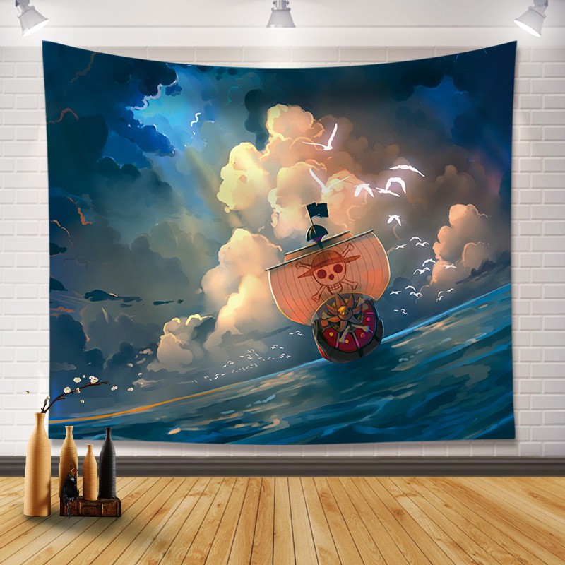 Tranh Vải Thảm Treo Tường  Anime One Piece Decor Phòng Chọn Lọc Những Bản Đẹp ( Tặng đèn led 7m và phụ kiện ) | BigBuy360 - bigbuy360.vn