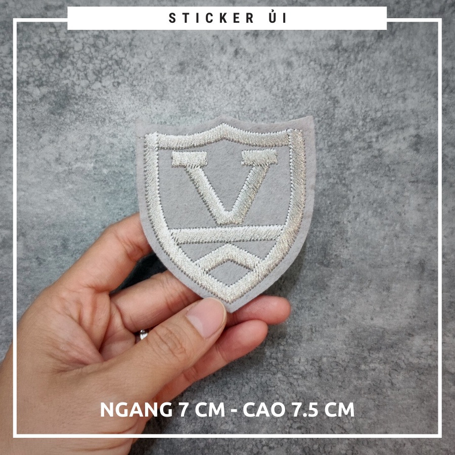 Sticker ủi áo Cao cấp - CÓ SẴN KEO ỦI - sticker vải dùng làm miếng vá áo, phụ kiện trang trí quần áo, balo, giày, nón