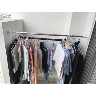 Cây phơi đồ  KHÔNG KHOAN Nhiều size - Thanh treo rèm không Khoan - Cây phơi quần áo không khoan